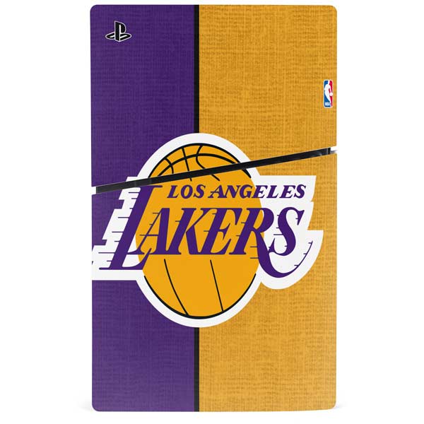 NBA Los Angeles Lakers Canvas PS5 Slim Disk Bundle Skin