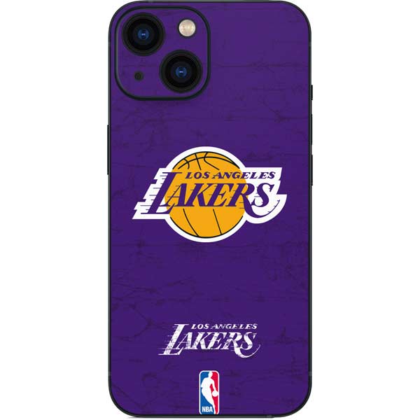 NBA Los Angeles Lakers Purple Primary Logo iPhone 13 Mini Skin