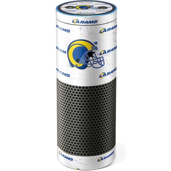 La Rams Splatter Los Angeles Rams White Logo Blast Amazon Echo Skin | Skinit