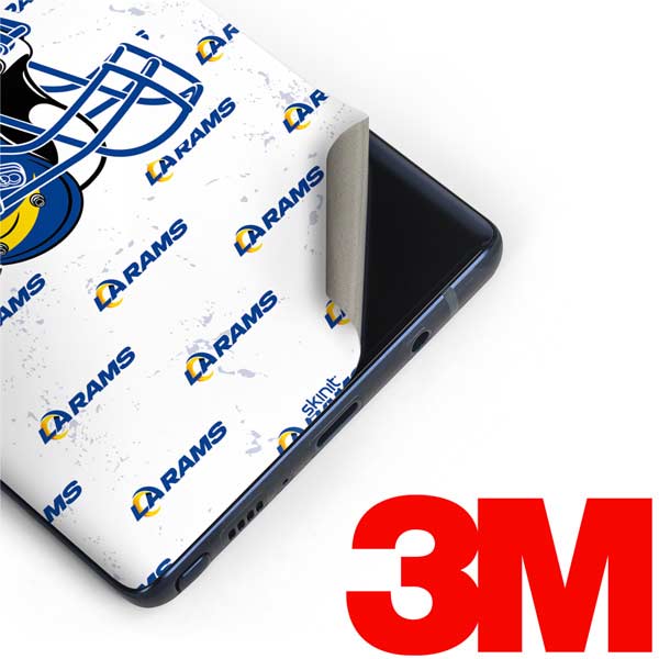 Los Angeles Rams White Logo Blast Samsung Galaxy Skin | NFL – Skinit