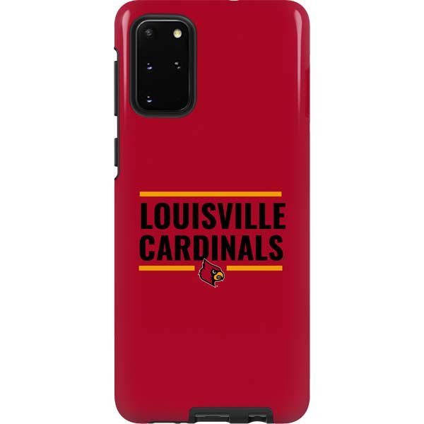 Skinit Folio Phone Case Compatible with iPhone 15 - Officially Licensed  University of Louisville Cardinals Striped Design