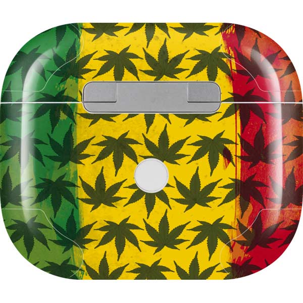 Marijuana Rasta Pattern Apple AirPods (3rd Gen 2021) Skin