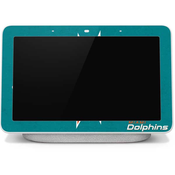 NFL Miami Dolphins Distressed- Aqua Google Home Hub Skin