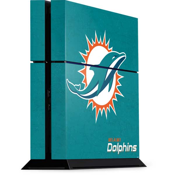 Miami Dolphins Distressed- Aqua Sony PlayStation Skin | NFL – Skinit