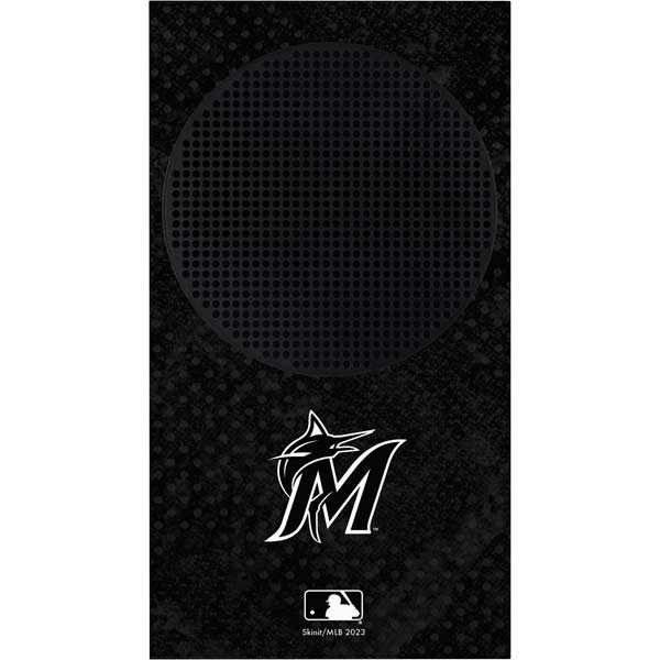 MLB Miami Marlins Dark Wash Xbox Series S Skins