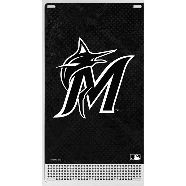 MLB Miami Marlins Dark Wash Xbox Series S Skins