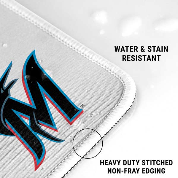MLB Miami Marlins Home Jersey Gaming Mouse Pad