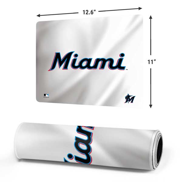 MLB Miami Marlins Home Jersey Gaming Mouse Pad