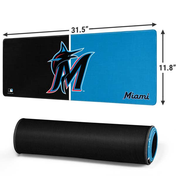 MLB Miami Marlins Split Gaming Mouse Pad