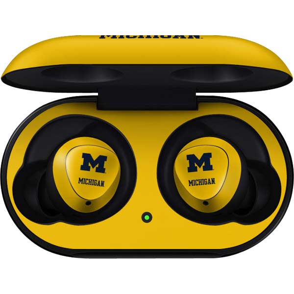 University of Michigan M Logo Yellow Galaxy Buds Skin