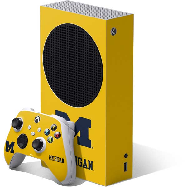 Michigan M Logo Yellow Microsoft Xbox Skin – Skinit