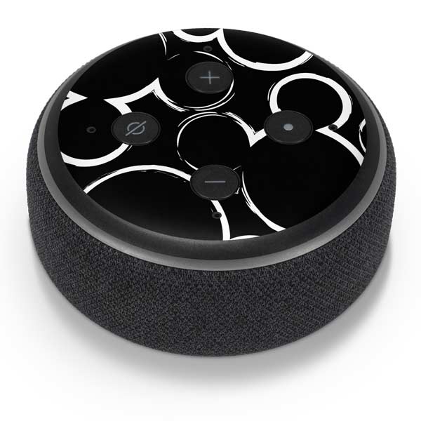 Disney Mickey Mouse Logo Pattern Amazon Echo Dot Skin