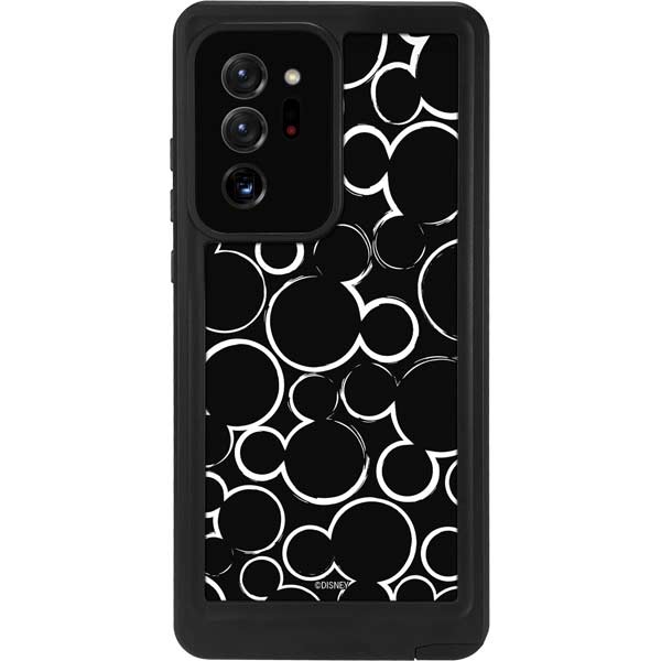 Disney Mickey Mouse Logo Pattern Galaxy Note20 Ultra 5G Waterproof Case