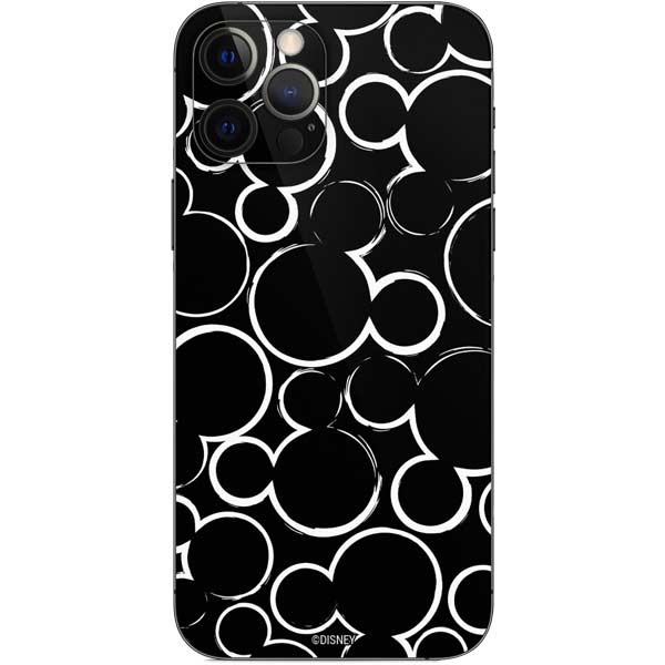 Disney Mickey Mouse Logo Pattern iPhone 12 Pro Skin