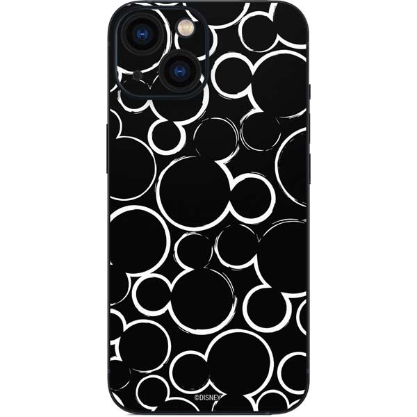 Disney Mickey Mouse Logo Pattern iPhone 13 Mini Skin