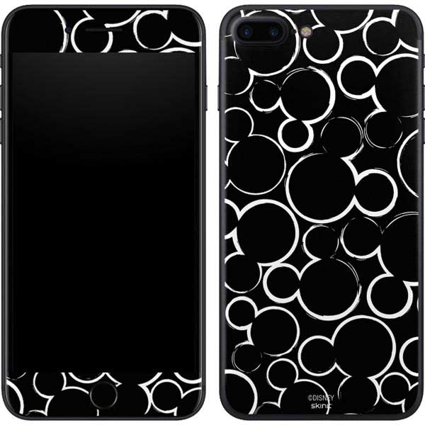 Disney Mickey Mouse Logo Pattern iPhone 8 Plus Skin