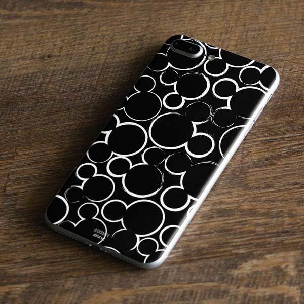 Disney Mickey Mouse Logo Pattern iPhone 8 Plus Skin