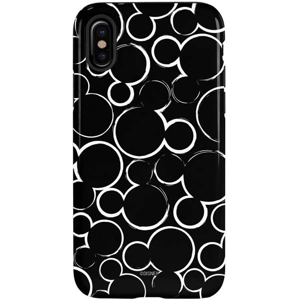 Disney Mickey Mouse Logo Pattern iPhone XS Pro Case