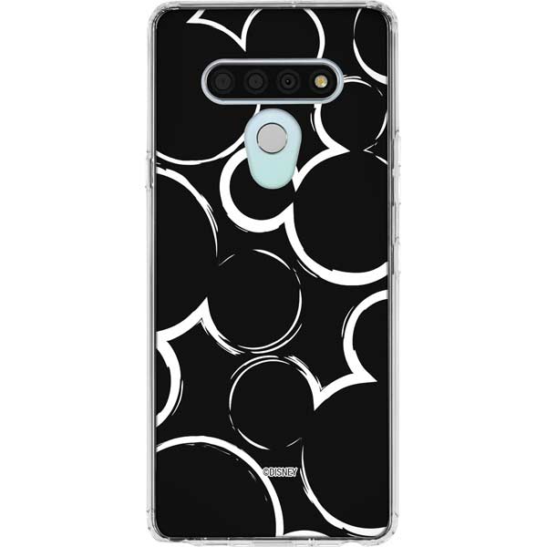 Disney Mickey Mouse Logo Pattern LG Stylo 6 Clear Case