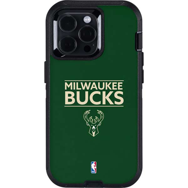 NBA Milwaukee Bucks Standard - Green Otterbox Defender iPhone Skin