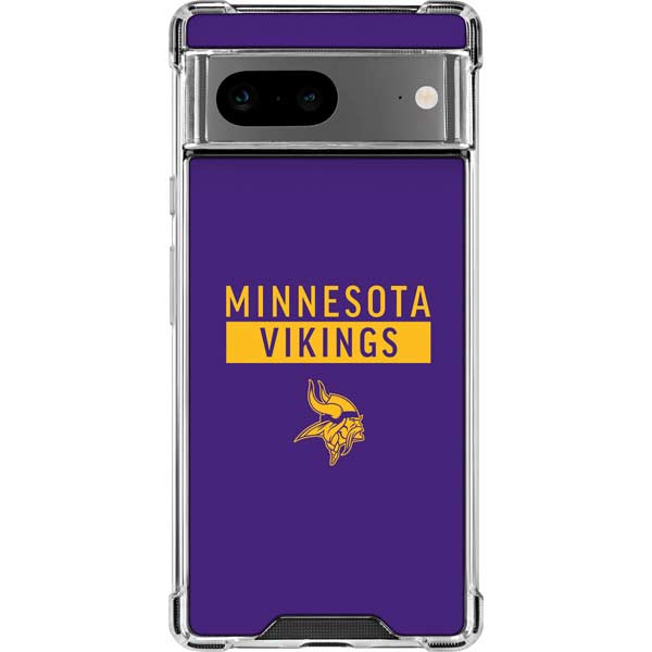 NFL Minnesota Vikings Purple Performance Series Google Pixel 8 Clear Case
