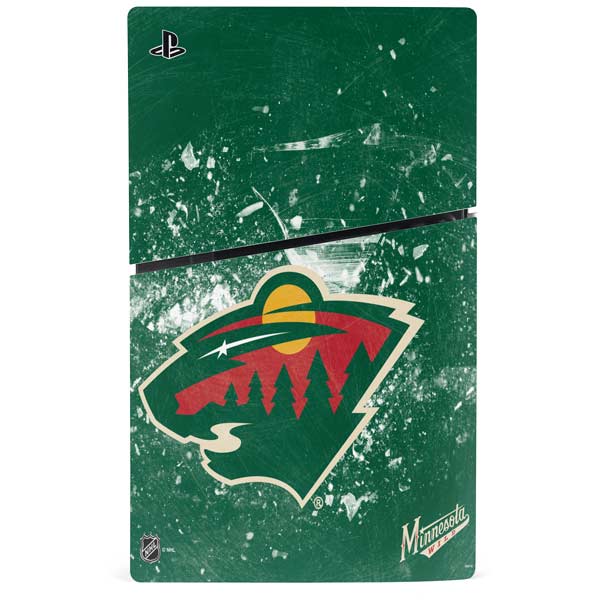 NHL Minnesota Wild Frozen PS5 Slim Disk Bundle Skin