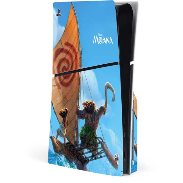 Disney Moana Movie Poster Skin for PS5 Slim Disk Console - Skinit