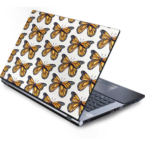 Cat Coq Monarch Butterflies Generic Laptop Skin