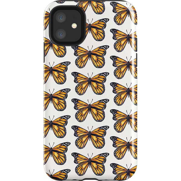 Cat Coq Monarch Butterflies iPhone 11 Impact Case