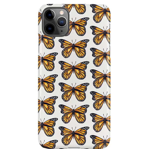 Cat Coq Monarch Butterflies iPhone 11 Pro Max Lite Case
