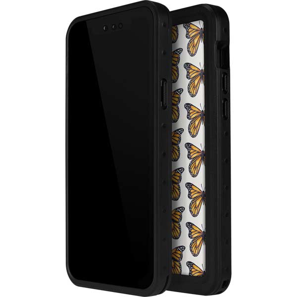 Cat Coq Monarch Butterflies iPhone 12 Pro Waterproof Case