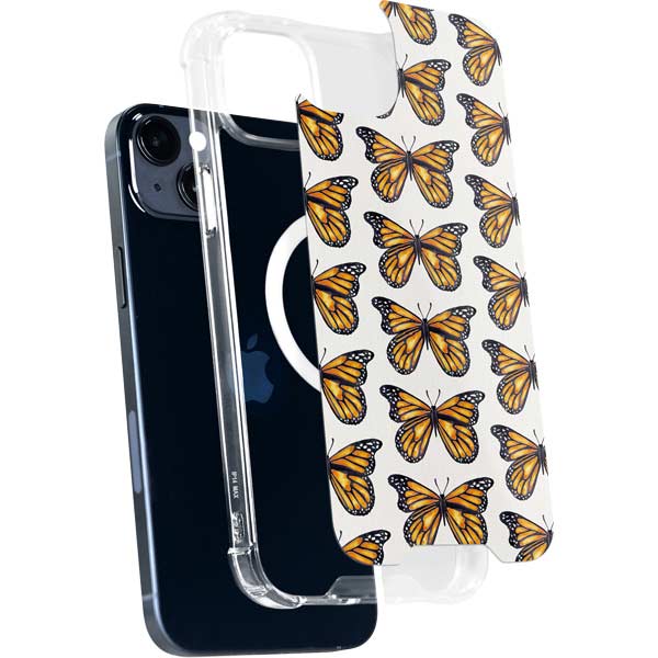 Cat Coq Monarch Butterflies iPhone 13 MagSafe Case