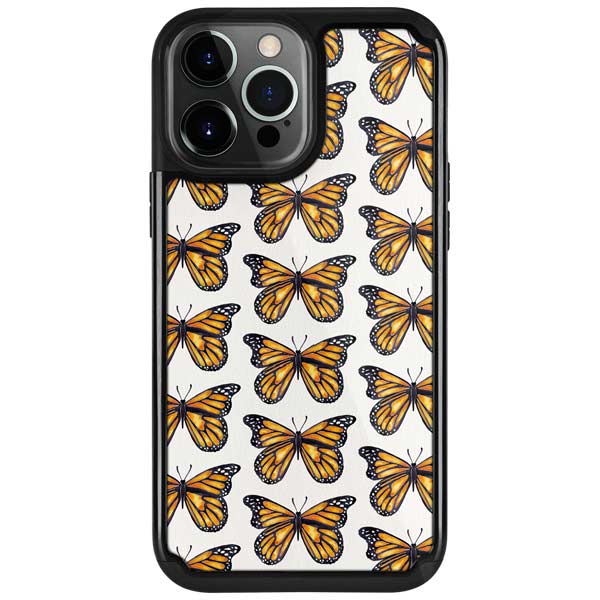 Cat Coq Monarch Butterflies iPhone 13 Pro Cargo Case