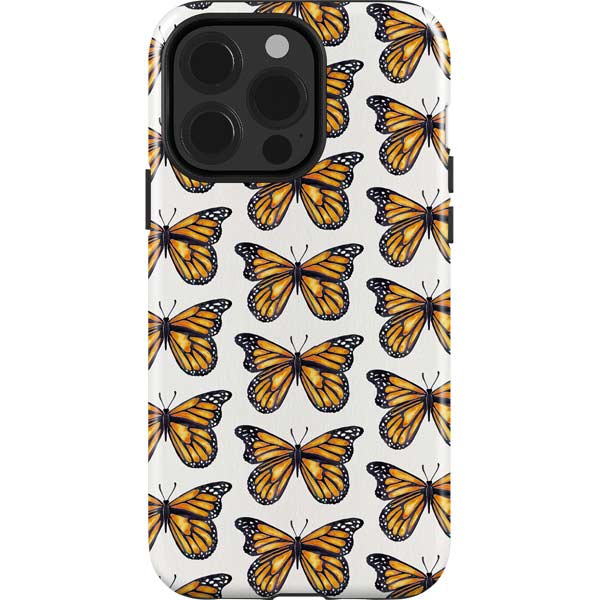 Cat Coq Monarch Butterflies iPhone 13 Pro Impact Case