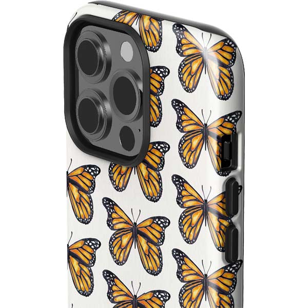 Cat Coq Monarch Butterflies iPhone 13 Pro Impact Case