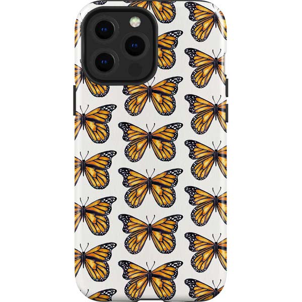 Cat Coq Monarch Butterflies iPhone 13 Pro Max Impact Case
