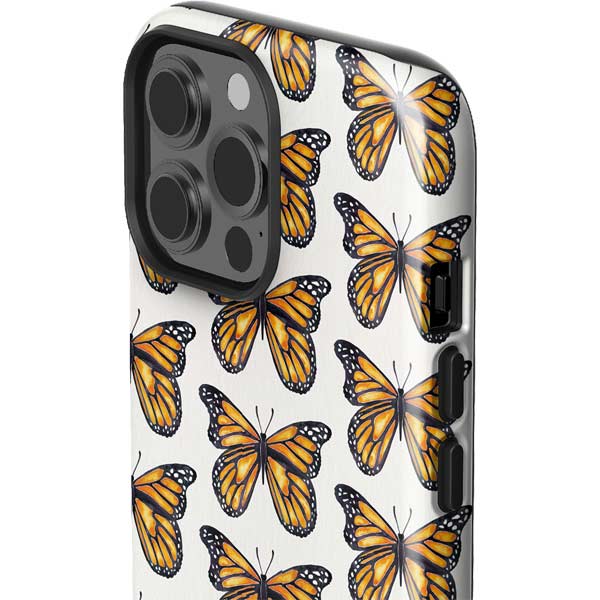 Cat Coq Monarch Butterflies iPhone 13 Pro Max Impact Case