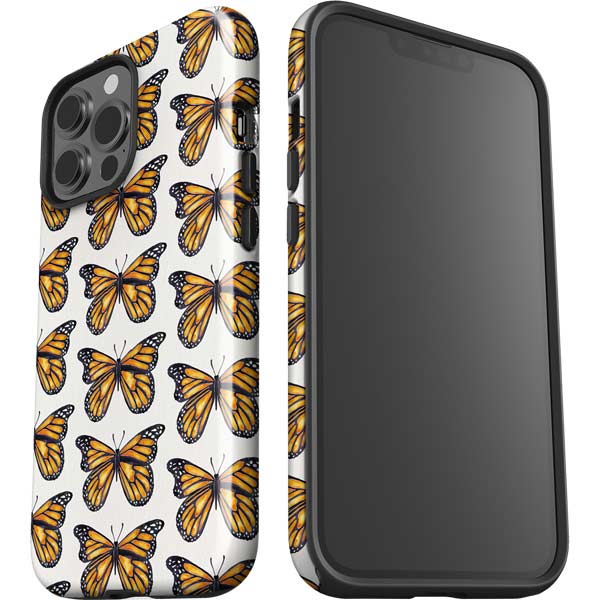 Cat Coq Monarch Butterflies iPhone 13 Pro Max Impact Case