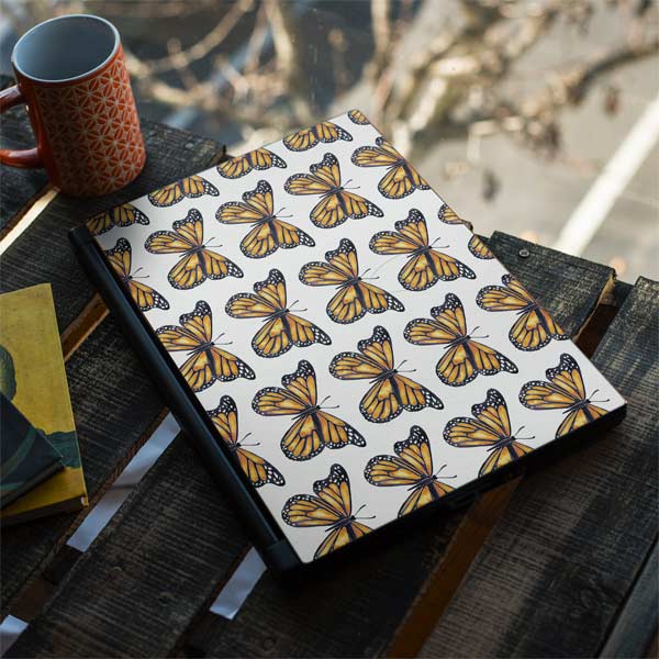 Cat Coq Monarch Butterflies MSI GS65 Stealth Laptop Skin