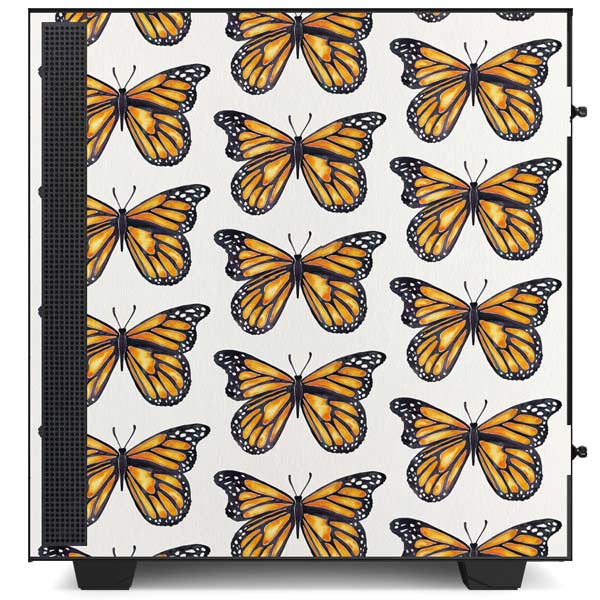 Cat Coq Monarch Butterflies NZXT H510 Compact ATX Mid-Tower Case Skin