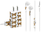 Cat Coq Monarch Butterflies Phone Charger Skin