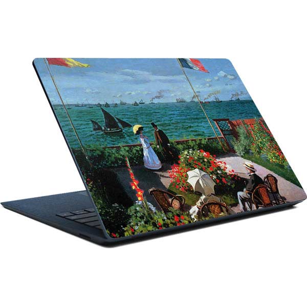 Claude Monet The Terrace at Sainte-Adresse Surface Laptop Skin
