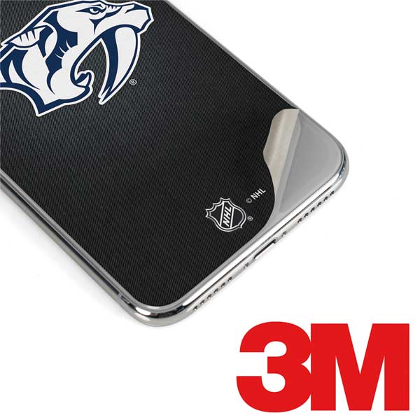 Nashville Predators Black Background Apple iPhone Skin | NHL – Skinit