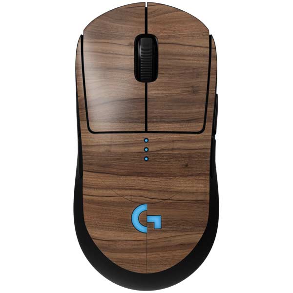 Natural Walnut Wood G Pro Wireless Gaming Mouse Skin
