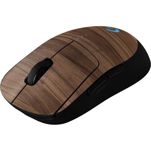Natural Walnut Wood G Pro Wireless Gaming Mouse Skin