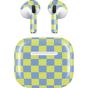 Neon Checkered Apple AirPods (3rd Gen 2021) Skin