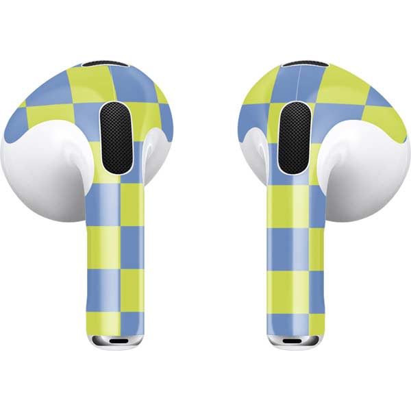 Neon Checkered Apple AirPods (3rd Gen 2021) Skin