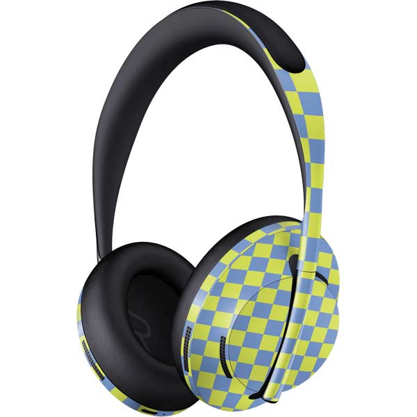 Neon Checkered Bose Noise Cancelling Headphones 700 Skin