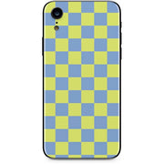 Neon Checkered iPhone XR Skin
