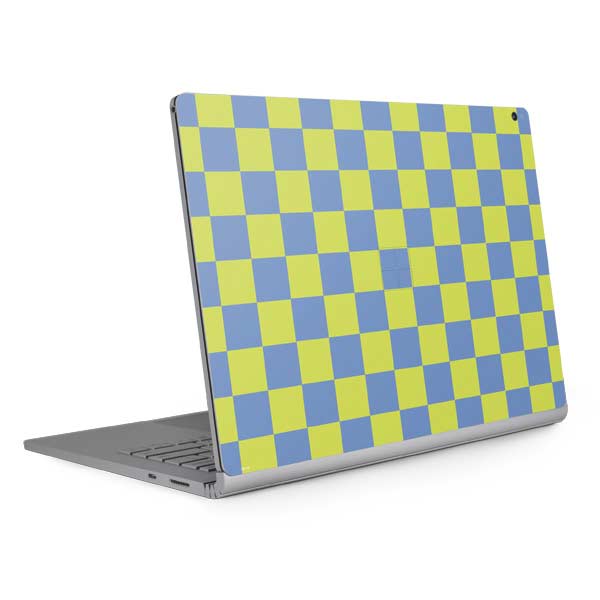 Neon Checkered Surface Book 2 15in Skin